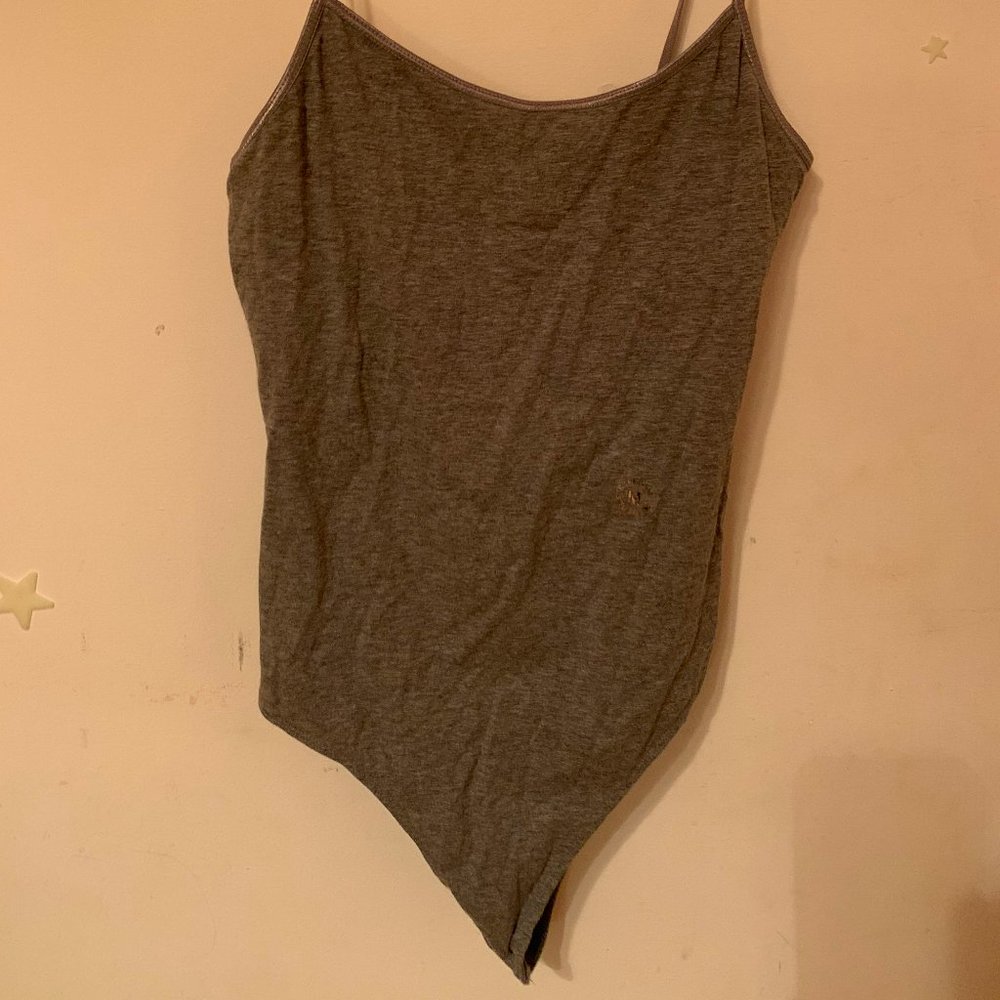 NWT Gray Bodysuit